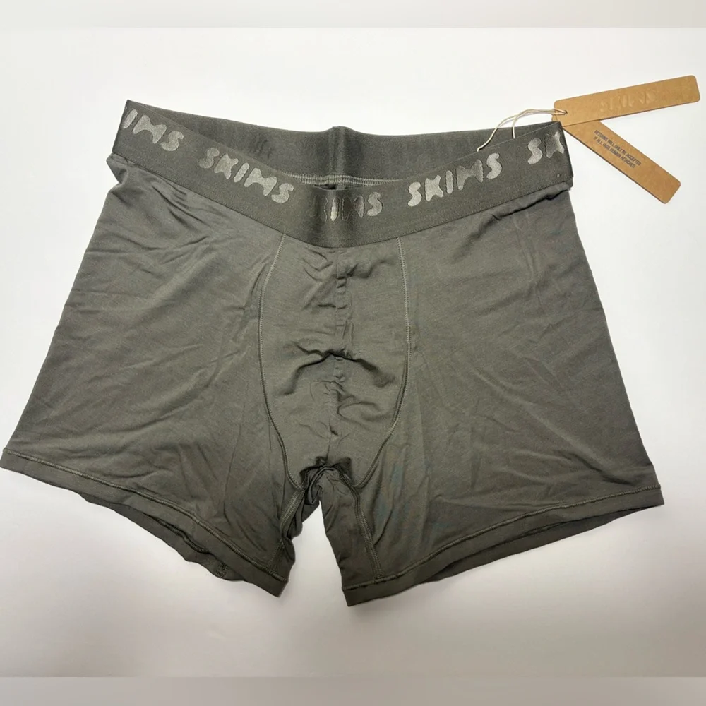 Skims NWT Men's Gray Boxer‎ Briefs-3